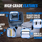BluBox 45 QT Hard Cooler - Wheeled